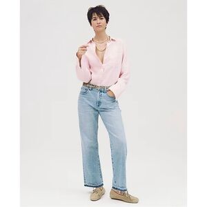 NWT J. Crew Mid-rise Relaxed Kickout Jean Synniva Wash Blue